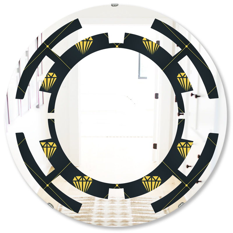 Miroir mural Heart Design Space Glam, H 31,5 po x l po
