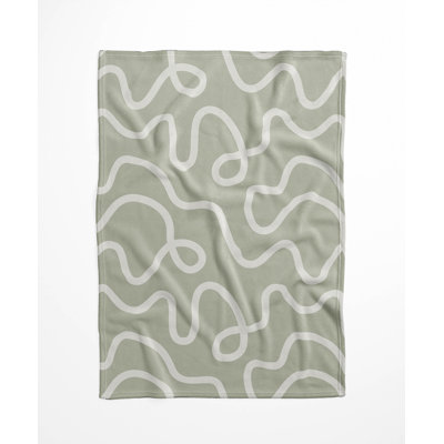 Squig Velveteen Fleece Blanket