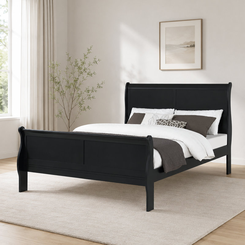 5 Piece Gillett, Full, Black