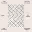Tapis beige / gris foncé à longs poils Schlosser-673596373