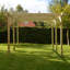 Randi 34m x 140m Wood Pergola-38360363-38402542