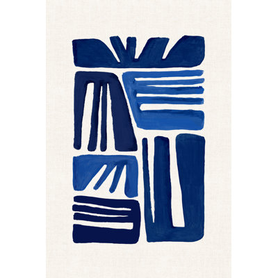 «Indigo Form I» par Eva Watts - reproduction