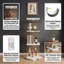 Glass 38 cm W Display Cabinet with Lighting-1898816780-1898816777