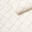 Graham & Brown Basket Weave Wallpaper Modern White Textured Vinyl Interlocking Geometric 33-188