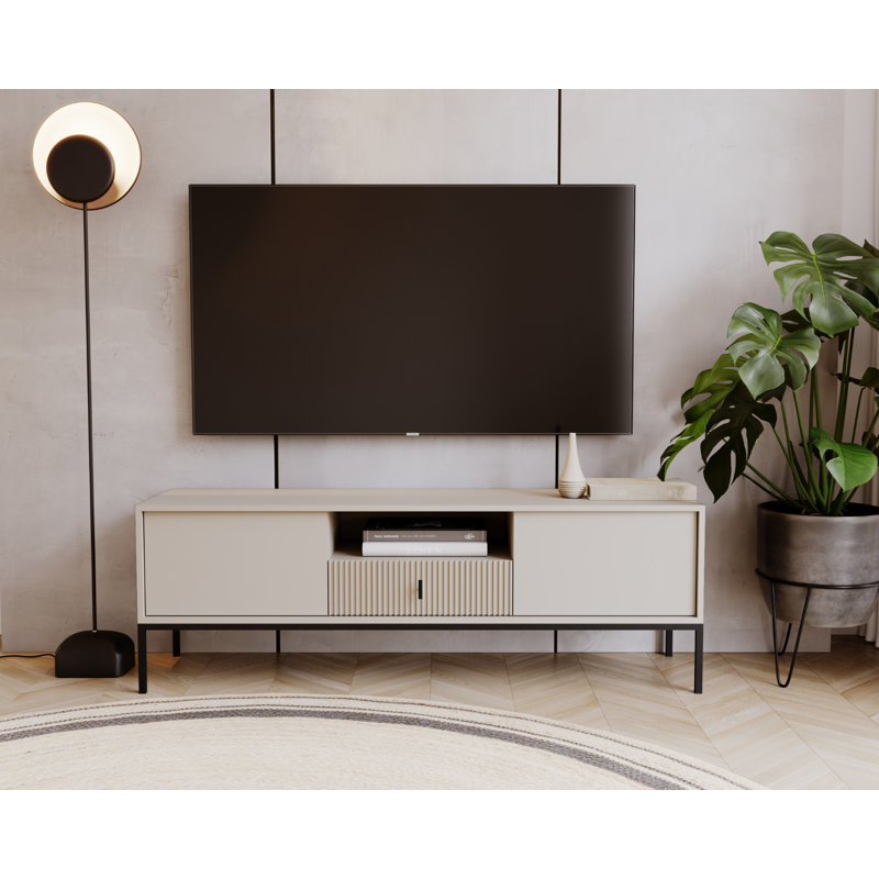 MAGGIORE TV Stand for TVs up to 65", Black/White