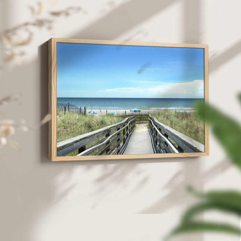 Carolina Coast -Framed Print - Restickable, Naturel, H 16 po x l 20 po