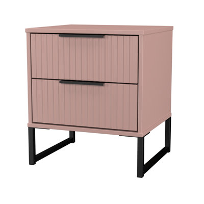 Chaelynn 45cm W Manufactured Wood Bedside Table