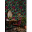 Papier peint floral rétro éclectique-501789480
