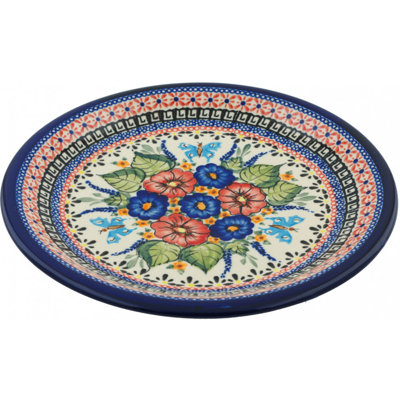 Assiette en céramique polie Spring Splendor 9 po