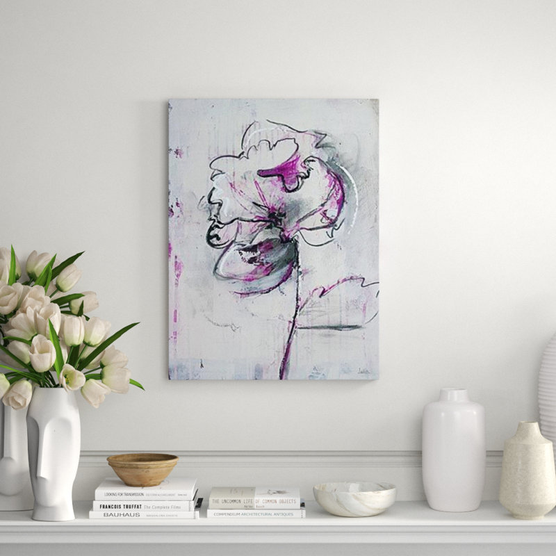 Jesters IV Print by Leila, 40" H x 30" W, Glass Coat