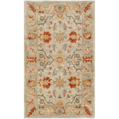 Antiquity Hand-Tufted Beige Area Rug
