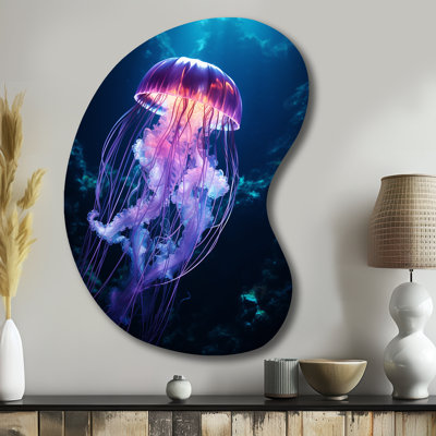 Risley - Jellyfish Boom Shape Metal Wall Sculpture