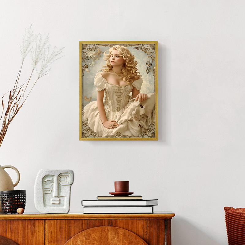 WOMEN Series CECXLV III - reproduction encadrée de qualité supérieure - prête à être accrochée - aucun clou requis