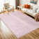 Sunaina Faux Fur Washable Indoor Rug