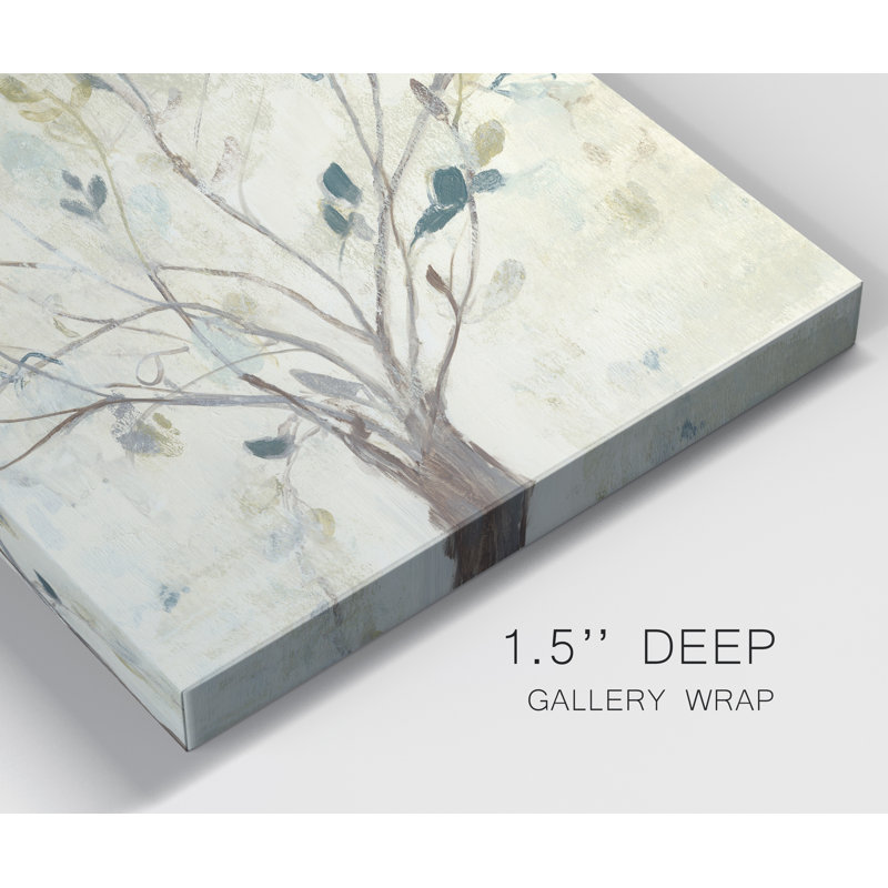 « trees of blue ii »-impression sur toile, H 32 po x l 32 po x P 1,5 po