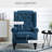 Button-Tufted Accent Chair with High Wingback