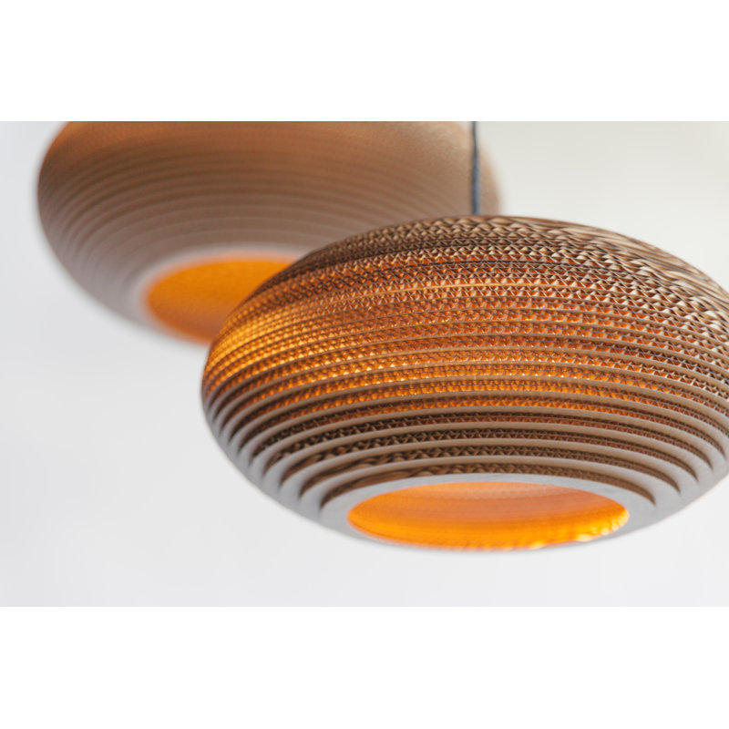 Luminaire suspendu Scraplights Moon 32 naturel , Naturel