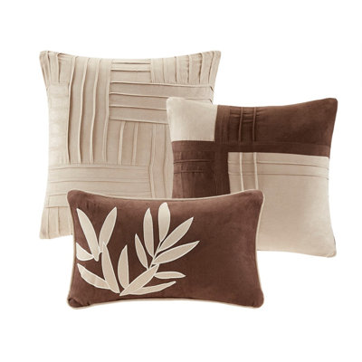 Piece Bedding Sets King Faux Suede, Modern Beige Comfort For Home