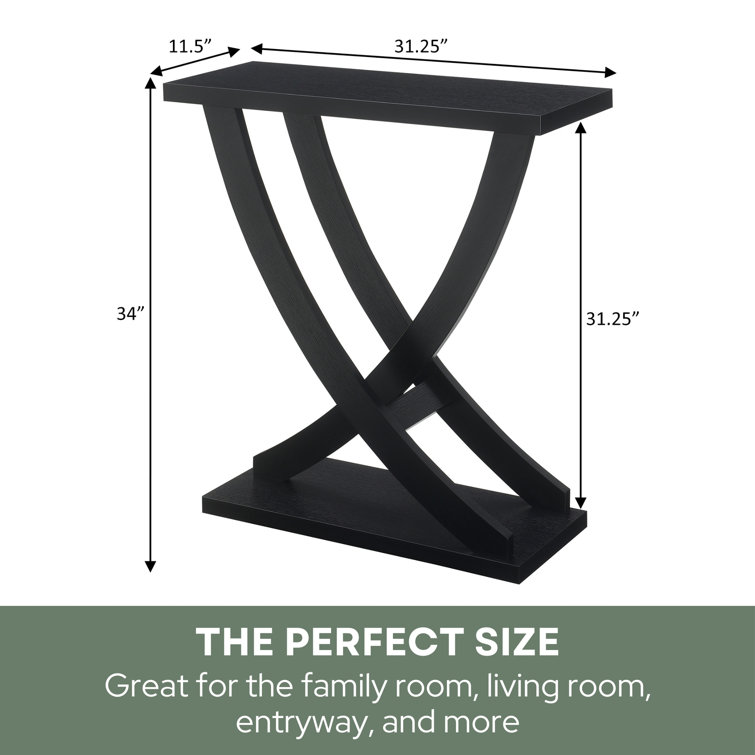 Arbri 31.25" Criss-Cross Console Table