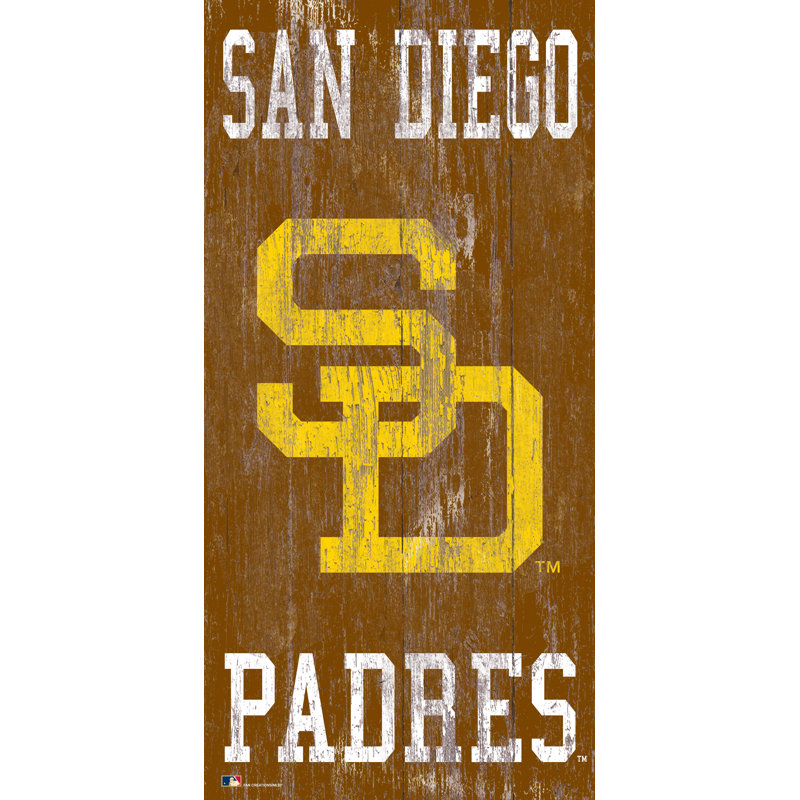 « san diego padres », impression sur bois