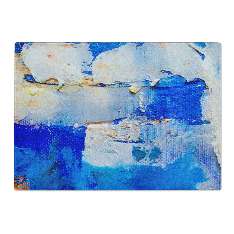 Tempered Glass Art Painting Vol.18 Chopping Board, 39 cm W x 28.5 cm L