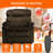 35" Wide Quiet Lift Velvet Recliner W/Massage And Heat-624169109