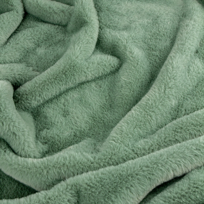 furn Kallu Throw, Frost Green, 180cm W x 130cm D