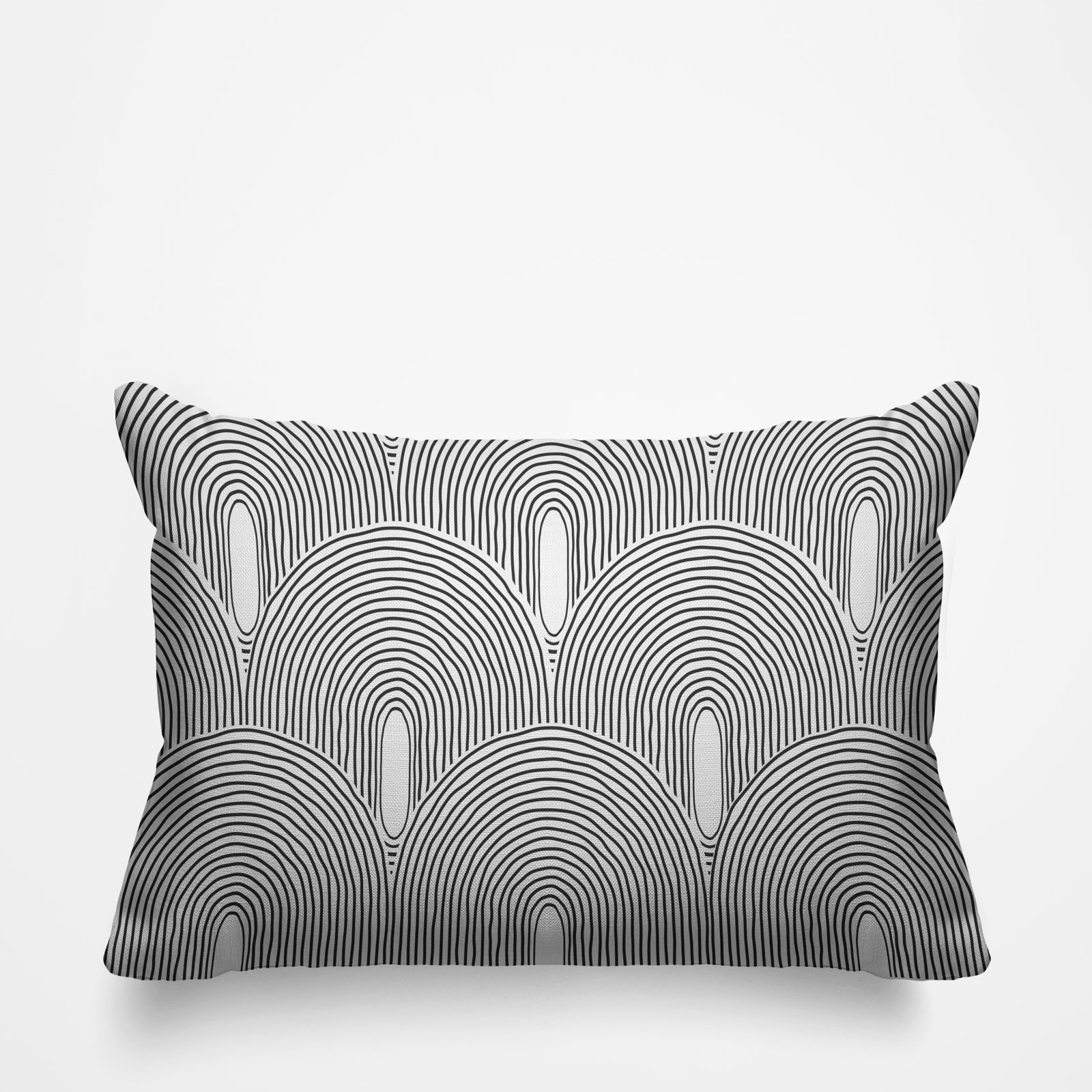 Black, Rectangular, 18"H x 25"W