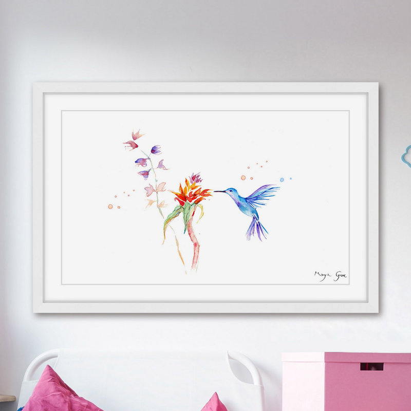 Maya Gur - Single Picture Frame Painting, 41cm H x 61cm W x 3.81cm D