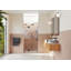 Porte de douche à charnière en verre sans cadre 42 po x 78 po Halo-16258347