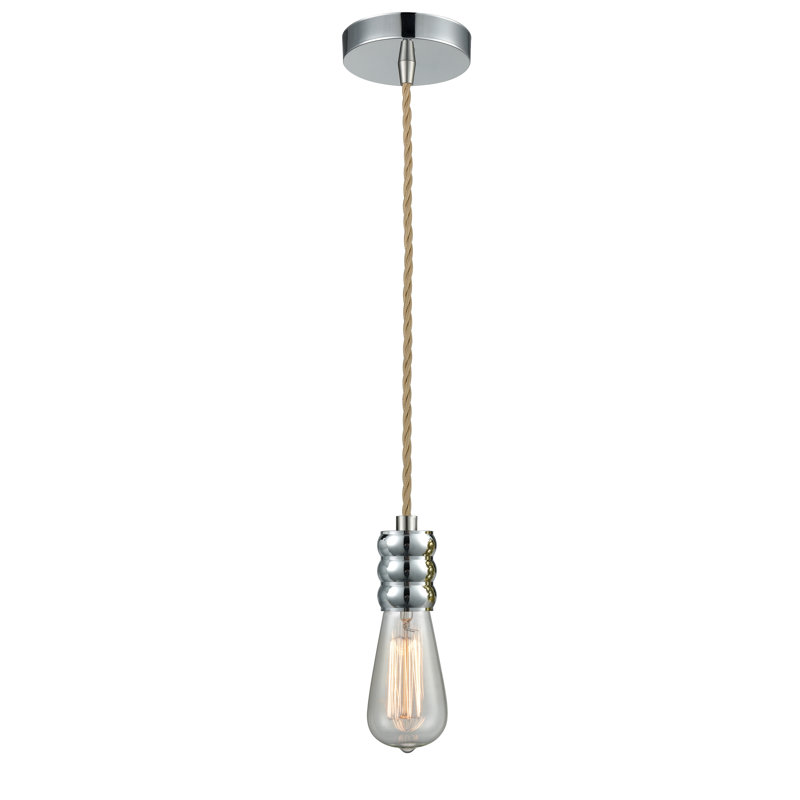 Almaree 1 - Light Single Pendant, Polished Chrome