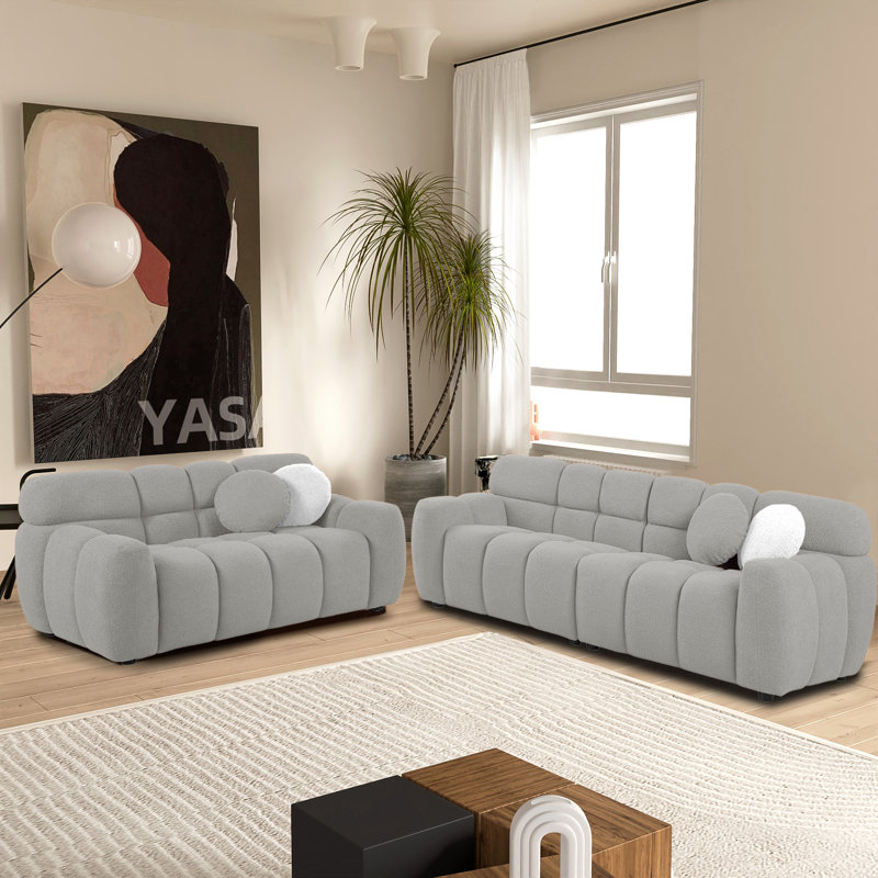 Causeuse Kieayla, Gris