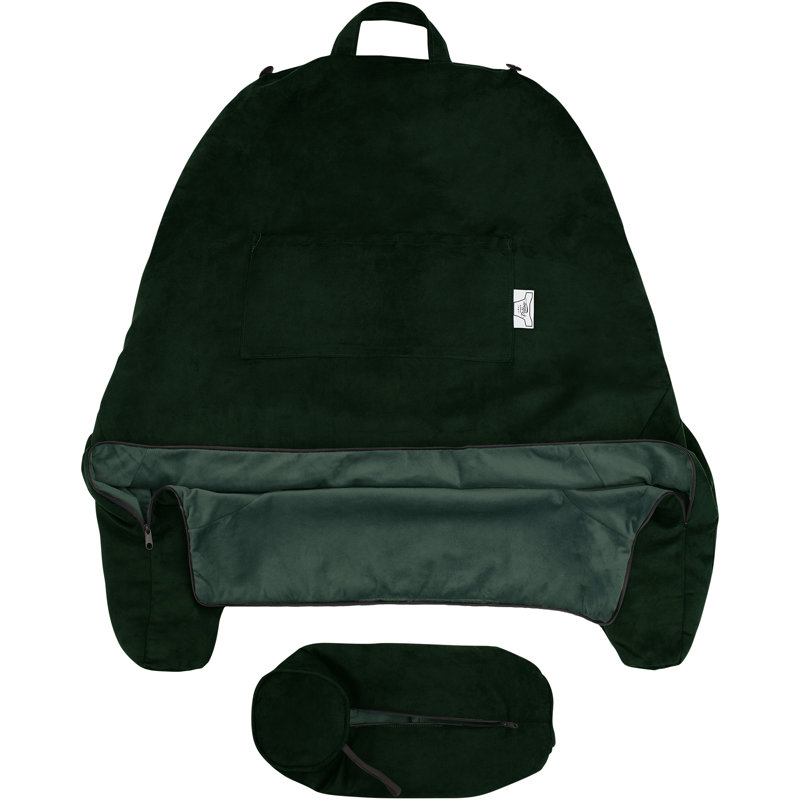 Housse de coussin de dossier edition, Vert Ramona