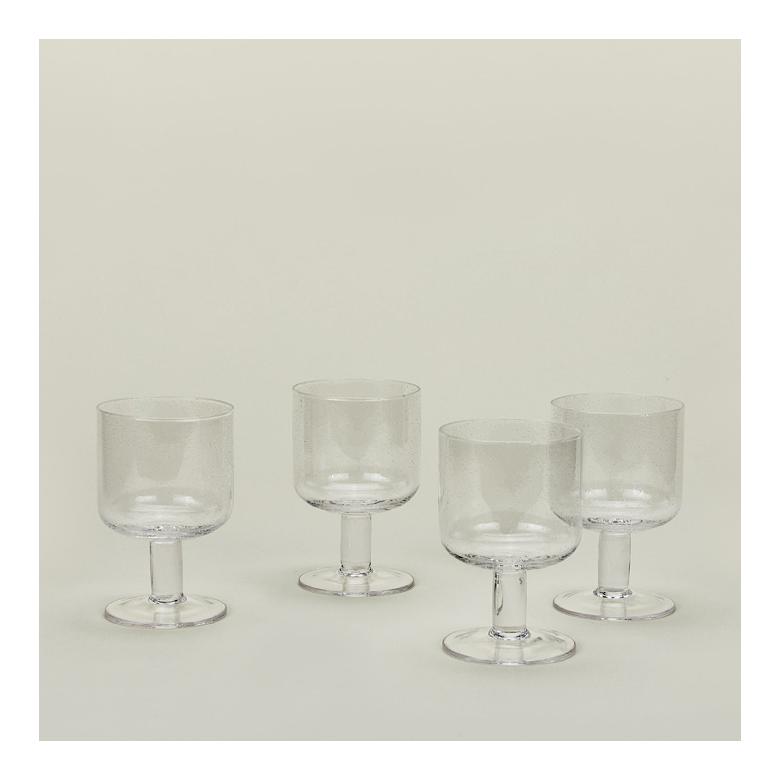 Simple 12oz. Wine Glass Set, Clear