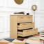 Commode 4 tiroirs en rotin