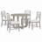 5-Piece Round Dining Table Set