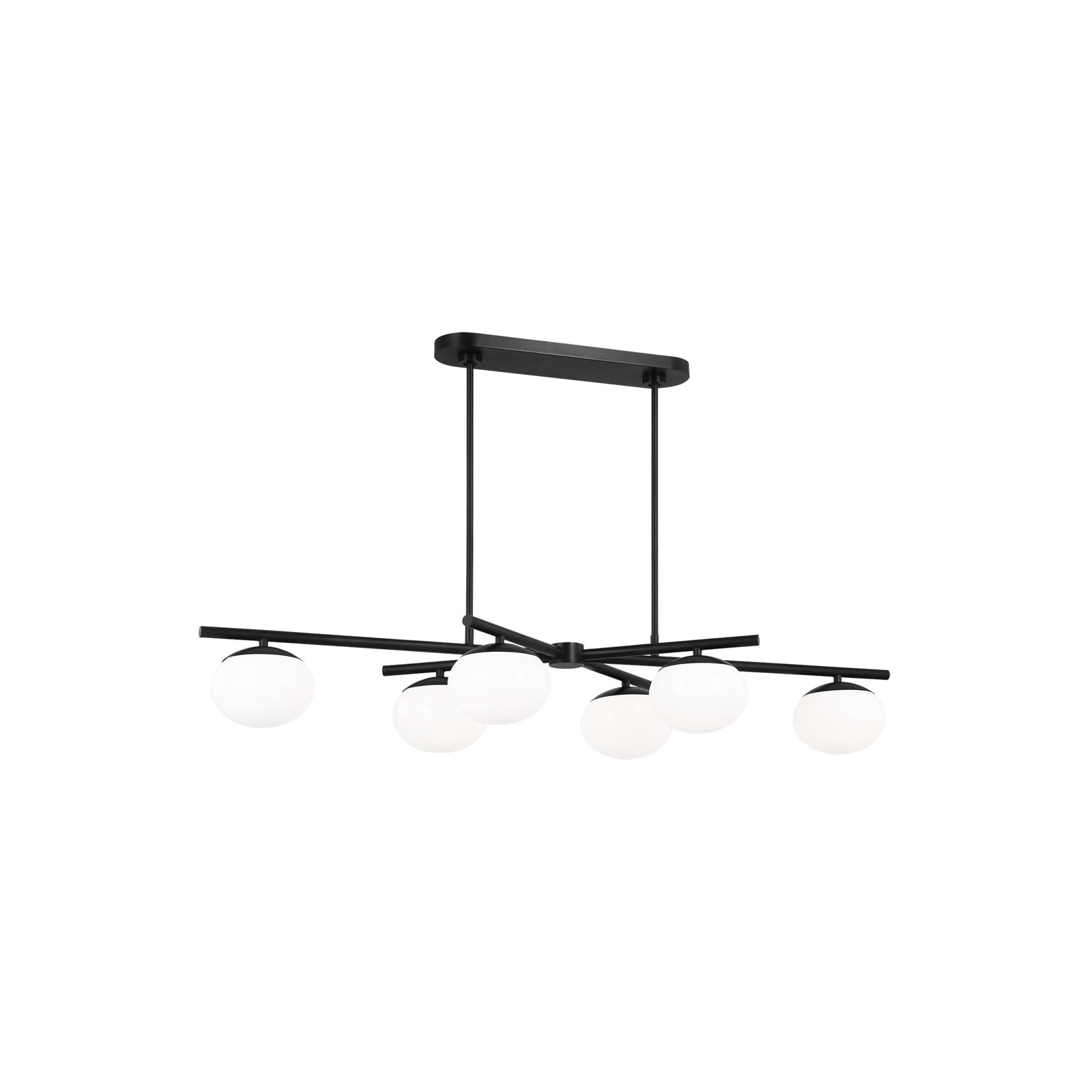 Vibi 6-Light Chandelier, Aged Iron