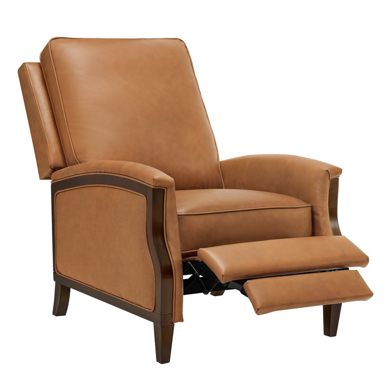 Fauteuil inclinable en similicuir l 32,3 po, Similicuir brun whisky