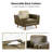 39.3'' Wide Upholstered Accent Chair With Solid Wood Legs-718318077