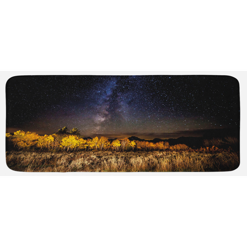 Rustic Synthetic Kitchen Mat