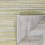 Tapis d'intérieur rayé jaune Garbielle Performance-23587035