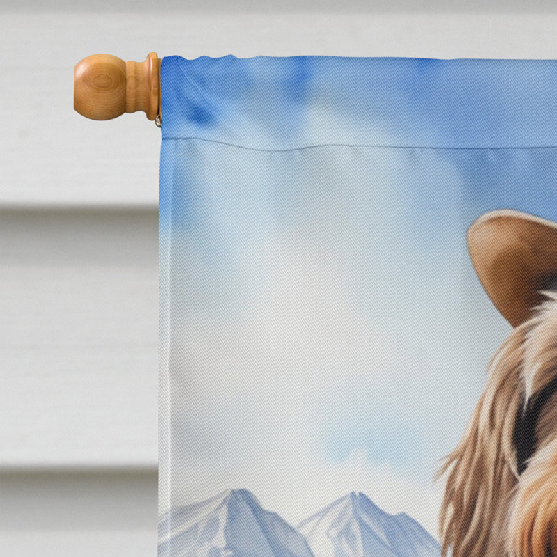 Drapeau Cowboy Welcome House, Griffon d'arrêt à poil dur