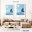 Affiche de voyage rétro Aime Barcelona Beach-108445169