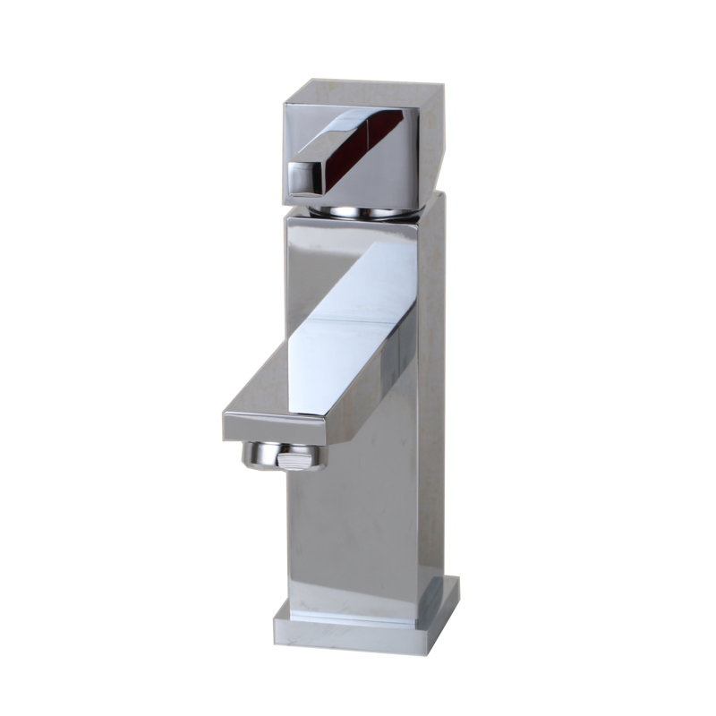 Robinet pour salle de bain à un trou avec ensemble de drain, Chrome
