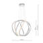 Pearl - Light White LED Unique/Statement Pendant