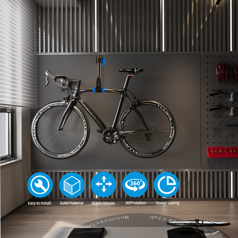 Wall Mounted Adjustable Bike Rack
