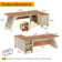 78.74" L-shaped Executive Desk, Large Computer Desk With File Cabinet