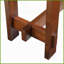 Table basse de 52 pouces style Mid-Century Farmhouse avec tiroirs de rangement, pieds en bois massif faciles à nettoyer pour le couloir du salon-1291207992