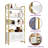 64'' H 31.5'' W Storage Bookcase-1868921519