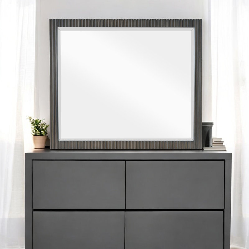 Espresso Finish Mirror